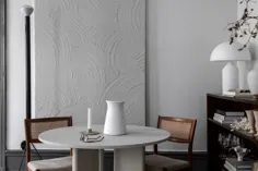آپارتمان نوردیک با ترکیب زیبایی از رنگهای خنثی و خاکستری |  دلیکاتیسن
