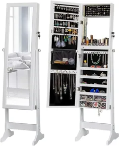 آینه نگهداری جواهرات - محل ذخیره سازی اتاق خواب کوچک