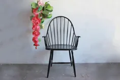 صندلی ویندزور فلزی مشکی