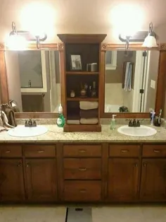 آینه بزرگ حمام را اصلاح کنید