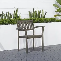 Vifah Renaissance Outdoor 5ft دست تراشیده باغ چوبی نیمکت |  فروشگاه خانگی اشلی