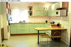 کابینت آشپزخانه آشپزخانه کوچک ساده