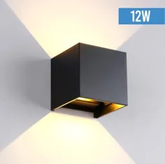 چراغ wandlamp BIZZ Light ® ، voor binnen en buiten ، waterdicht met instelbare stralingshoek ، IP65 ، شوخ طبعی گرم (2700K-3000K) - BIZZ Lightstore