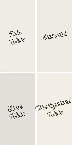 بهترین رنگهای سفید رنگ شروین ویلیامز