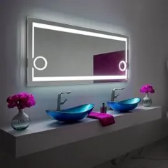 آینه حمام روشن دیتونا