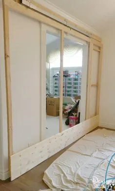 نحوه ساخت دیوار کشویی |  درب اتاق مخفی DIY