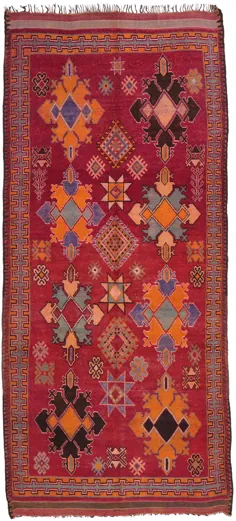 7 x 15 Vintage Berber Moroccan فرش 20190