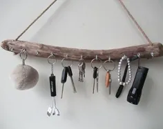 پایه نگهدارنده جواهرات Boho دارنده کلید سازمان دهنده جواهرات دریفت وود |  اتسی
