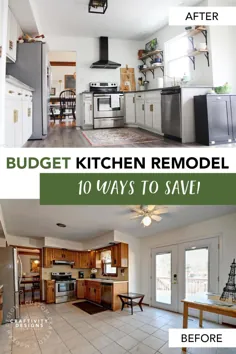 10 روش برای صرفه جویی در هزینه در هنگام بازسازی آشپزخانه با بودجه