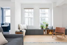 قبل و بعد: یک آپارتمان در شهر نیویورک از تاریکی و تنگ به جرات و جادویی می رود