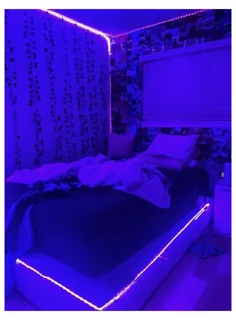 چراغ led طراحی اتاق خواب