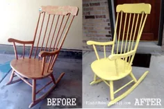 اسپری صندلی گهواره ای رنگ شده - آن را پیدا کنید ، بسازید ، آن را دوست داشته باشید