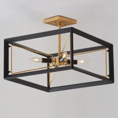 چراغ سقفی زنبوری هندسی