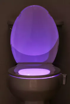 ایده های درخشان چراغ شبانه توالت LED