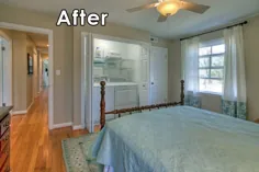 قبل و بعد: آرایش خانگی Ranch |  هنرهای ساختمانی Mosby |  حمام راست |  نمای خارجی توسط Mosby