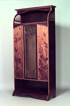 Art Nouveau Armoire نادر و مهم به امضای لوئیز ماژورل