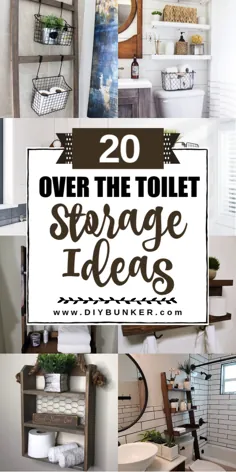 20 ایده برای نگهداری توالت برای حمام های کوچک