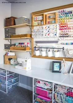 17 ایده شگفت انگیز برای اتاق کار دستی DIY |  Kaleidoscope Living
