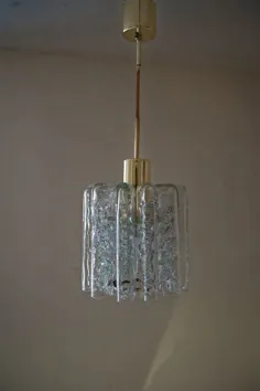 چراغ آویز شیشه ای مورانو Mid-Century از Doria Leuchten ، دهه 1960