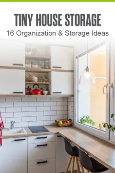16 ایده و هک ذخیره سازی خانه کوچک |  فضای ذخیره سازی اضافی