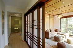 نرم رنگ پالت اتاق نشیمن ژاپنی عالی طراحی داخلی ژاپنی ایده های دکوراسیون آمپر ...