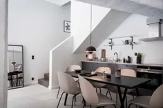 خانه منحصر به فرد با دیوار آجری در معرض - طراحی COCO LAPINE