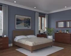 7 بهترین رنگ رنگ دیوار برای اتاق خواب با مبلمان تیره (همراه با تصاویر)