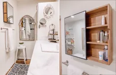 آینه کابینت پزشکی با قفسه کشویی