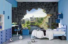 Minecraft papel de parede adesivo no Elo7 |  Adesivos e Decorações AUM (6418D2)