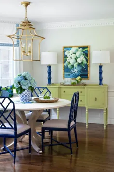 اتاق برای عشق: این طرح اتاق ناهار خوری گلبرگ را به فلز می اندازد - Spring House Hunt، Style - Boston.com Real Estate