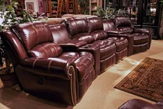 Parker Living Poseidon Cocoa Brown Leather Theatre Leatled MPas-PACKA-CO