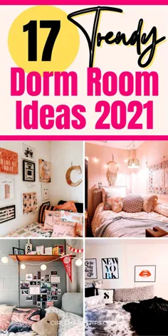 17 ایده اتاق خوابگاهی زیبا و شیک که می خواهید کپی کنید 2021 |  ایده های اتاق خوابگاه کالج |  دکور اتاق خوابگاه