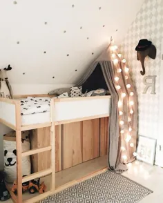 قلاب کودک Kinderzimmer - 10 DIY Hacks für Ihr Ikea Kura Bett - Kinderzimmer - ZENIDEEN