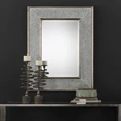 آینه دیواری 40 "x 52" با اندازه خاکستری Draven Taupe - # 35K42 |  لامپ به علاوه
