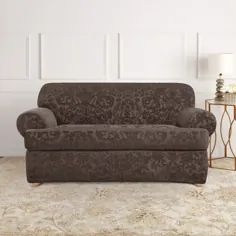 Slipcovers Sure Fit Stretch Jacquard Damask