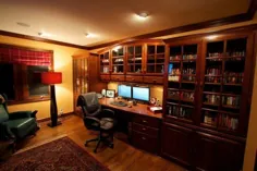 داخلی و زنگ های زمین: یک دفتر کار سنتی در منزل