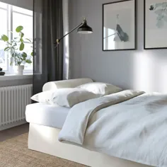 مبل VRETSTORP Sleeper - سفید بلکینژ - IKEA