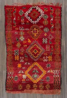 فرش قبیله ای مراکش سرخ