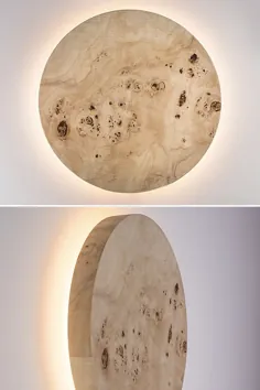 چراغ ماه چوبی