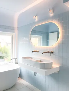 آینه حمام SUNRISE - بیضی شکل