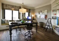 Hamptons Inspired Luxury Home Craft Room Robeson Design |  طراحان داخلی سان دیگو