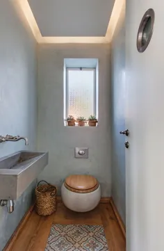 توالت فرنگی Gäste WC gestalten - 16 شاین Ideen für eine kleine