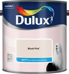Dulux Smooth Creamy Emulsion Matt Blush Pink - 2.5L 5010212639900 |  eBay