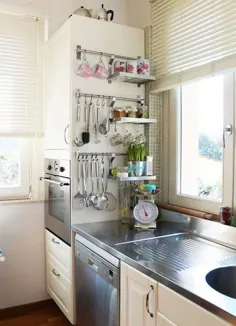 11 راه برای ایجاد فضای بزرگ در آشپزخانه کوچک خود • یک بار آجر