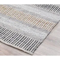 فرش فرش راه راه دستی دست ساز قالیچه ای فرش فرش اندازه فرش: دونده 2'3 "x 8"