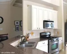 کابینت آشپزخانه نقاشی شده - رنگ گچ!  - خانه آراسته