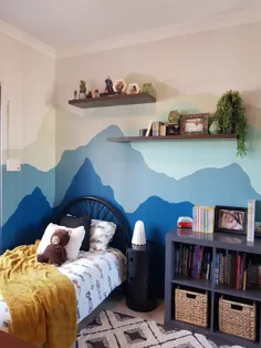 اتاق کودکان و نوجوانان نقاشی دیواری کوهستان