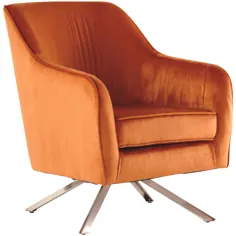 مبلمان اشلی |  صندلی لهجه نارنجی آویز