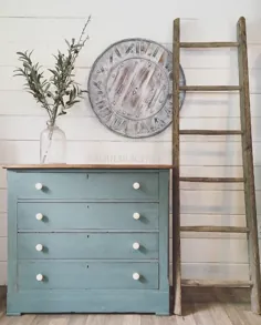 Shackteau Interiors Milk Paint Cater Cove Green |  اتسی