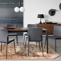 BoConcept |  طراحی دانمارکی در اینستاگرام: “ما نیوپورت را دوست داریم.  سریع تبدیل به پرفروش ترین صندلی غذاخوری ما.  این کاملاً کم فرم خود را با ظرافت تودوزی آن متعادل می کند ... "